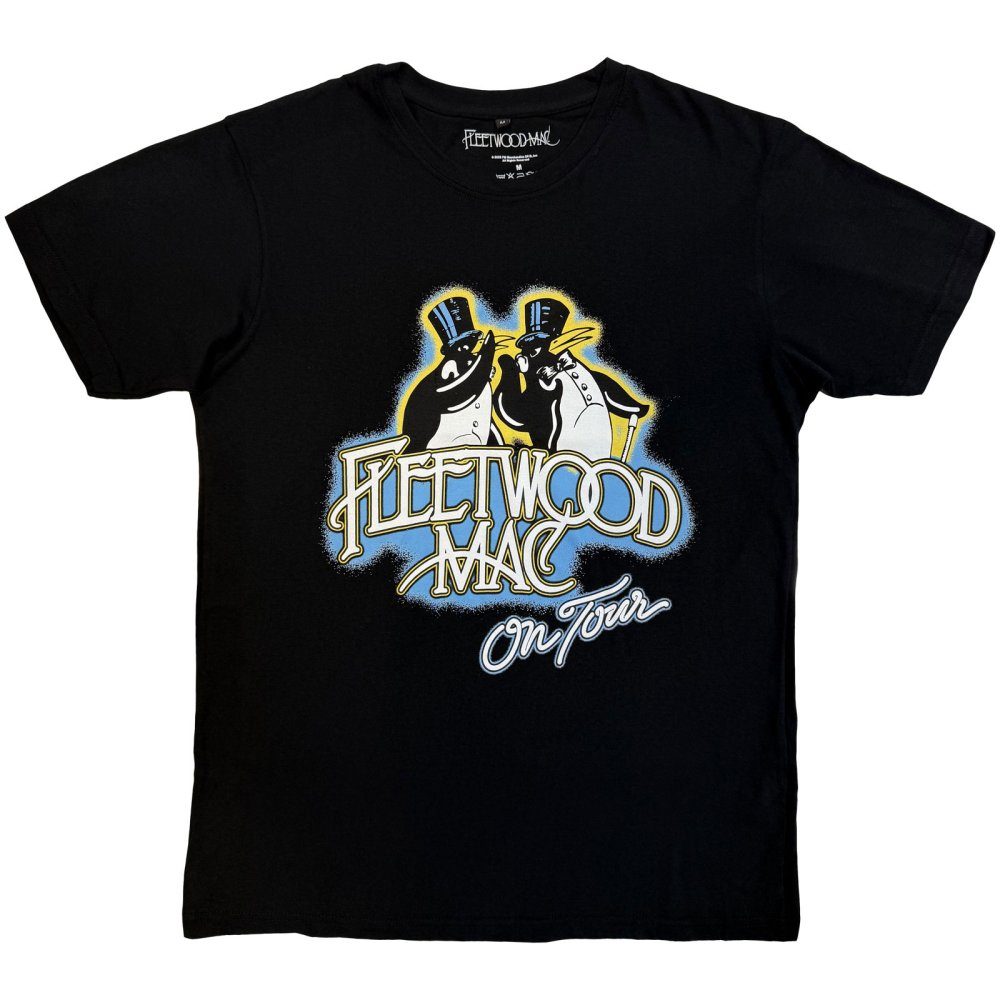Fleetwood Mac - On Tour Heren Tshirt - Zwart